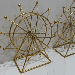 Gold Ferris Wheel Decor